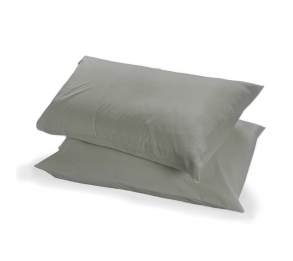 100% Cotton Pair of Housewife Pillowcases - Slate