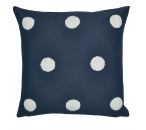 Dot Garden Navy - Filled Cushion