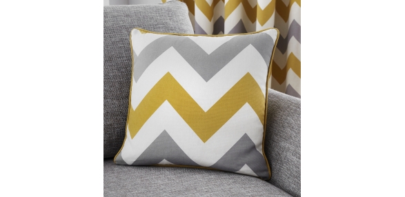 Chevron Ochre Cushion Cover