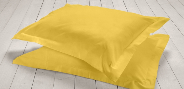 Racing Green - Ochre - Pair of Mock Oxford Pillowcases