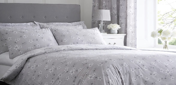 Freya - Grey Bedding