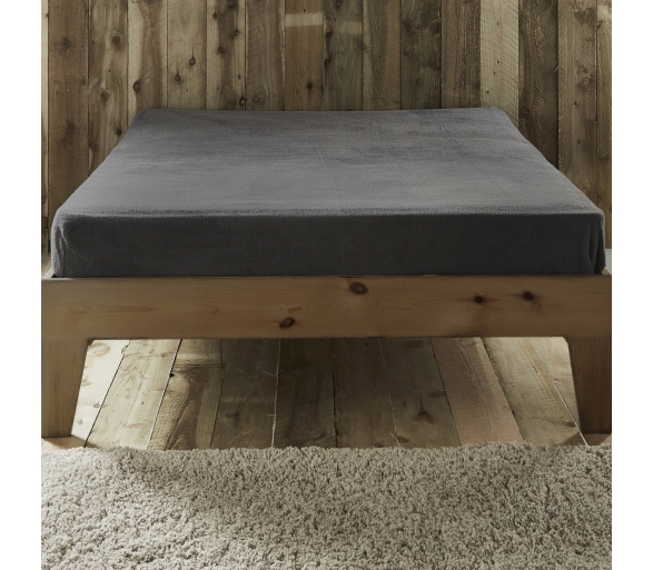 Teddy Fleece Charcoal Fitted Sheets