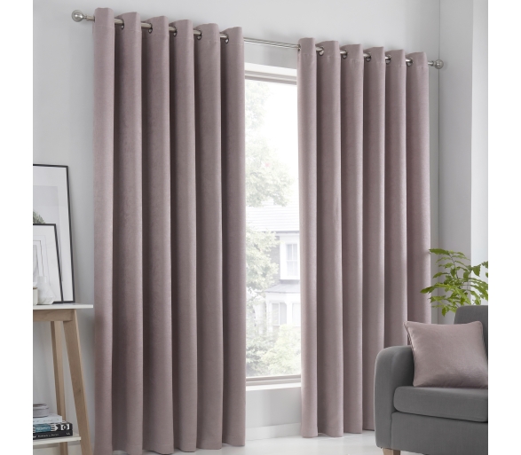 Strata - Blush Dimout Curtains