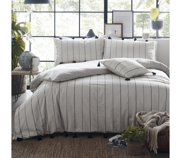 Delta Stripe - Linen Bedding
