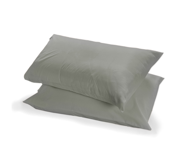100% Cotton Pair of Housewife Pillowcases - Slate