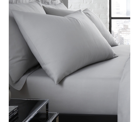 Silver - Housewife Pillowcase (Twin Pack)