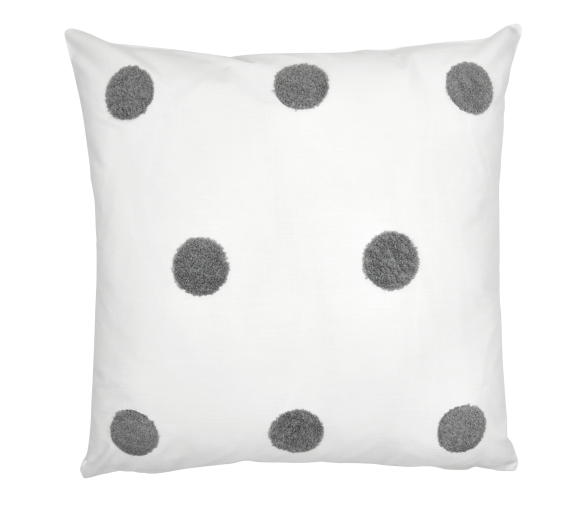 Dot Garden White / Slate - Cushion Cover