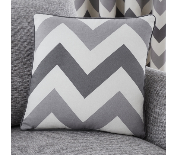 Chevron Grey Cushion Cover