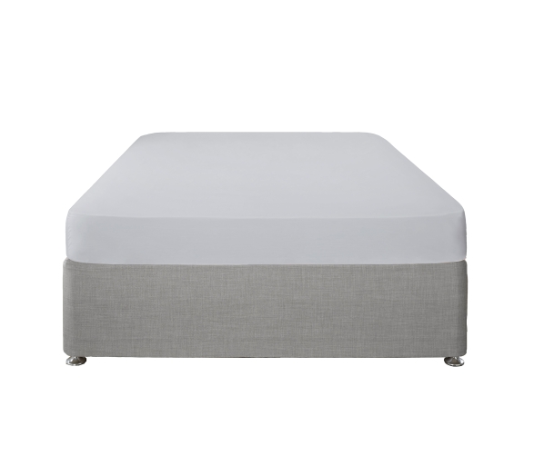 Silver - 32cm Deep Fitted Sheet