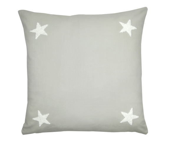 Tufted Star Silver - Cushion Cover