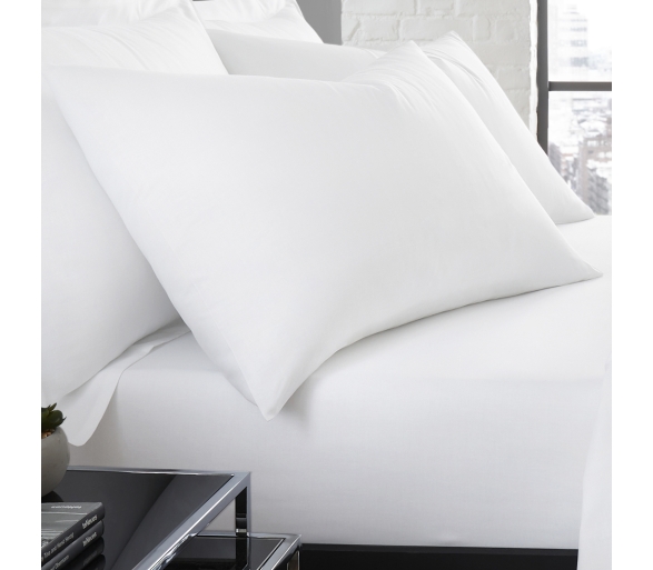 White - Housewife Pillowcase (Twin Pack)
