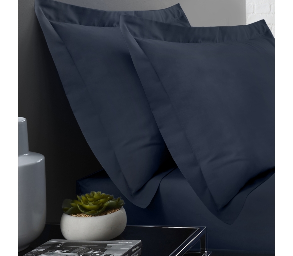 Navy - Pair of Oxford Pillowcases
