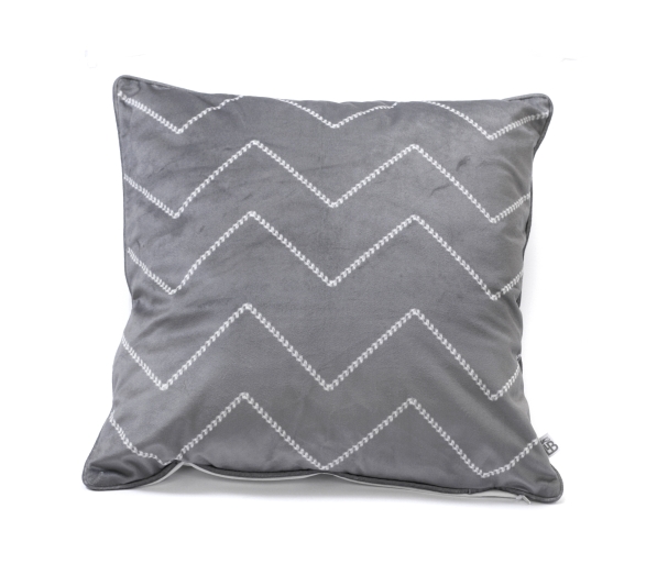 Mini-Bar Grey And White Filled Cushion