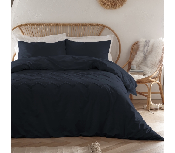 Chevron Tuft - Navy