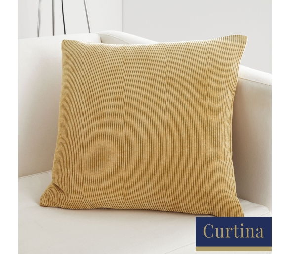Kilbride Cord Ochre Filled Cushion