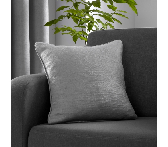 Strata - Silver Cushion Cover