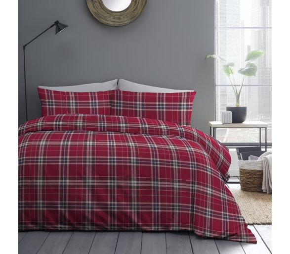 Cosy Check - Red