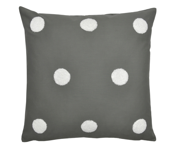 Dot Garden Charcoal - Filled Cushion