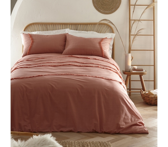Tabitha - Dark Coral Bedding