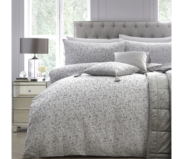 Platinum Roar - Silver & White Duvet Cover Set