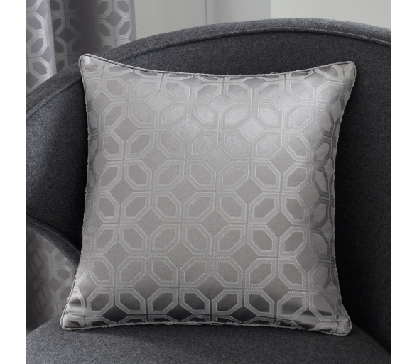 Oriental Squares - Silver Filled Cushion