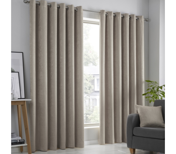 Strata - Natural Dimout Curtains