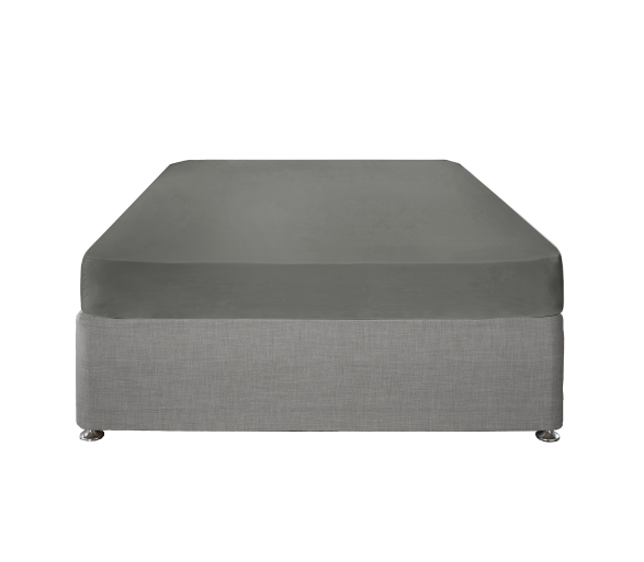 Charcoal - 32cm Deep Fitted Sheet